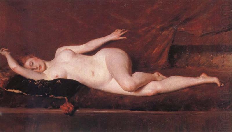 Study of curves, William Merritt Chase